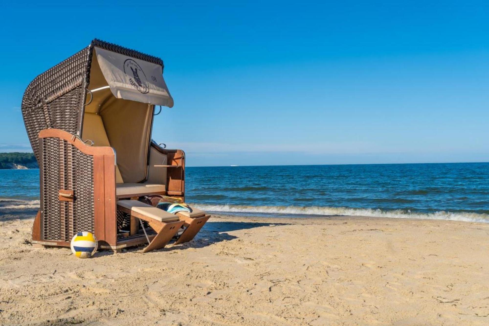 Traumhaftes Appartement - Odins Blick Wohnung 13 , Sauna Und Privatstrand, Blick Zur Ostsee Lobbe Esterno foto